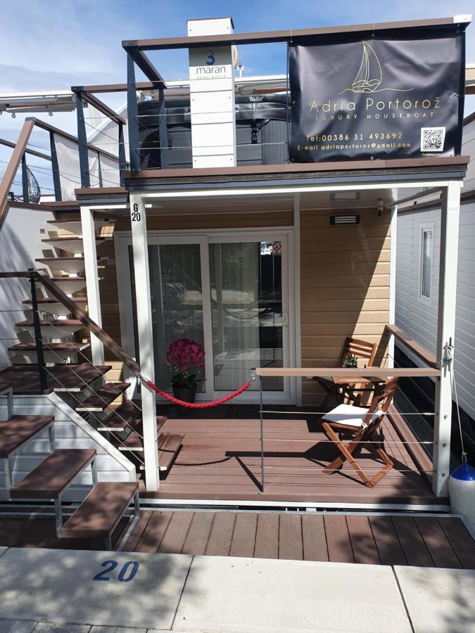 Villa Adria Portoroz Luxury Houseboat Exterior foto